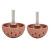 2Pcs Tungsten Buffing Wheels, Bowl Type Grinding Head Tungsten Steel