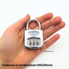 ABUS 35013 Combination Padlock 160/40 mm Silver