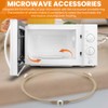 Microwave Turntable Ring with Swivel Roller Support, Universal Fit for