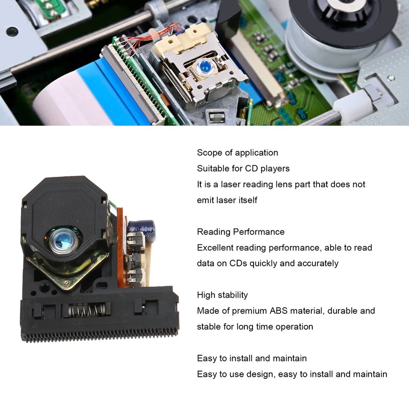CD Replacement Optical Laser Lens Durable Quick Read Easy to