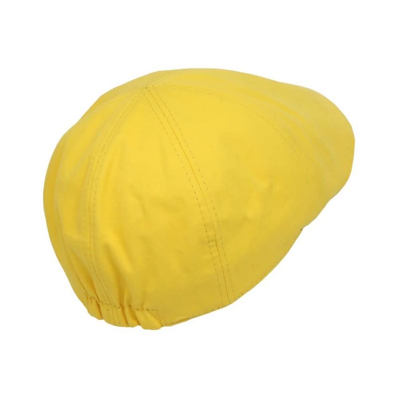 WITHMOONS Simple Newsboy Hat Flat Cap SL3026, Yellow, Medium
