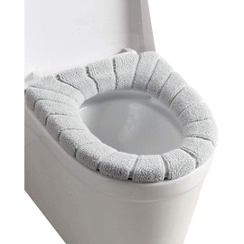Nv Wang Toilet Seat Covers, Toilet Seat Covers Universal Toilet Seat Mat, Washable, Soft, Thicker, Stretchy, Suitable for Most O-U Toilets in the Family