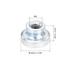 sourcing map Knurled Thumb Nuts, 25Pcs M4x0.7mm Iron Round Knobs