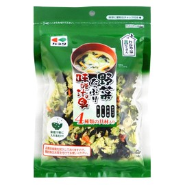 Kaneta Miso Soup Ingredients with Plenty of Vegetables, 3.2 oz (90 g) x 3 Packs