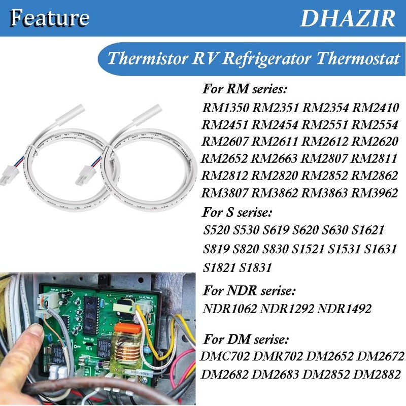 3851210025 Thermistor RV Refrigerator Thermostat for Dometic DM RM,S,NDR Series