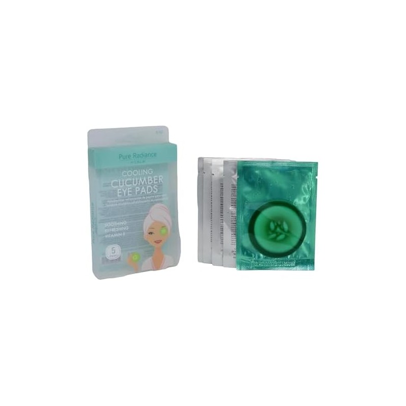 CALA - parches/almohadillas refrescantes de pepino para ojos con vitamina