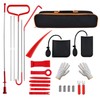 LYINGUO 25 PCS Car Tool Kit,Magnetic Flexible Claw Grabber Pickup
