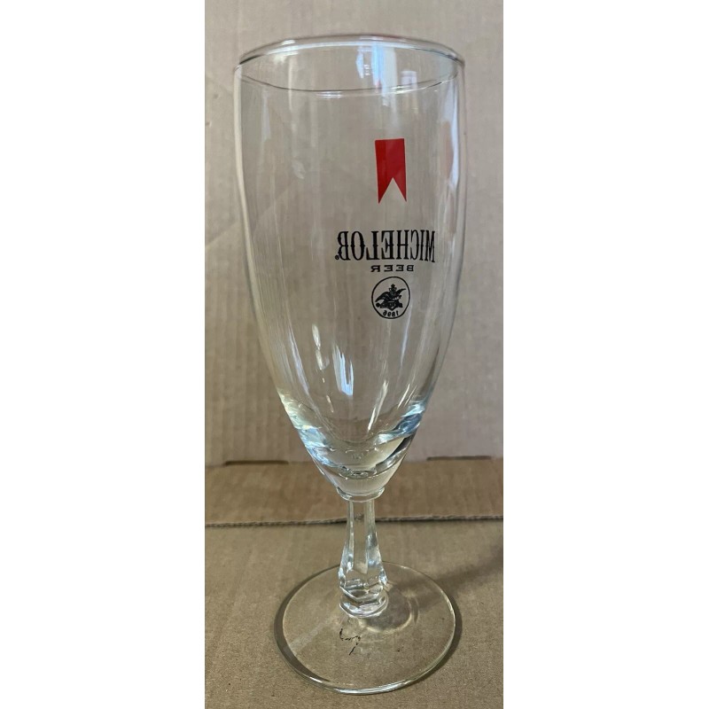 Michelob Vintage Michelob Beer 7-3/4" Stemmed 10 fl oz Pilsner