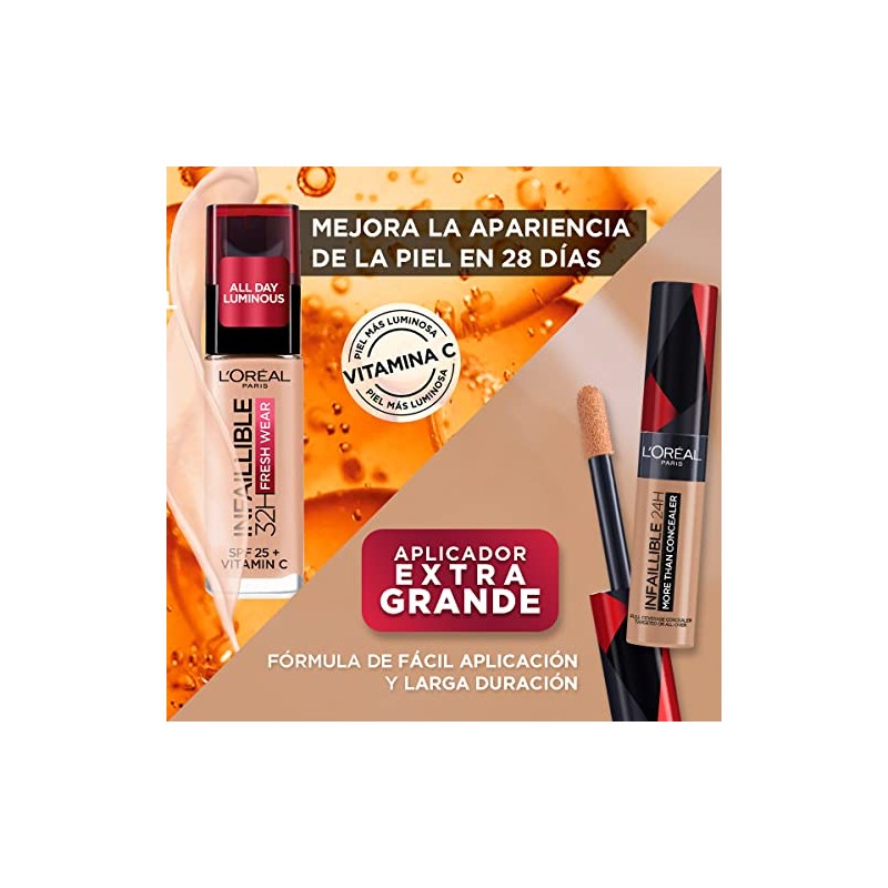 L'Oreal Paris, Infallible Kit Base De Maquillaje Y Corrector