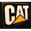 CATERPILLAR EQUIPMENT STICKER “HEAVY MACHINERY CAT” 2“ X 3“ GLOSSY