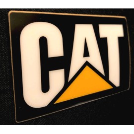 CATERPILLAR EQUIPMENT STICKER “HEAVY MACHINERY CAT” 2“ X 3“ GLOSSY THICK USE