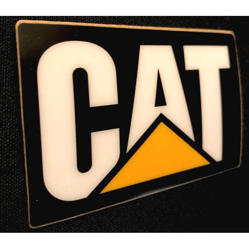 CATERPILLAR EQUIPMENT STICKER “HEAVY MACHINERY CAT” 2“ X 3“ GLOSSY