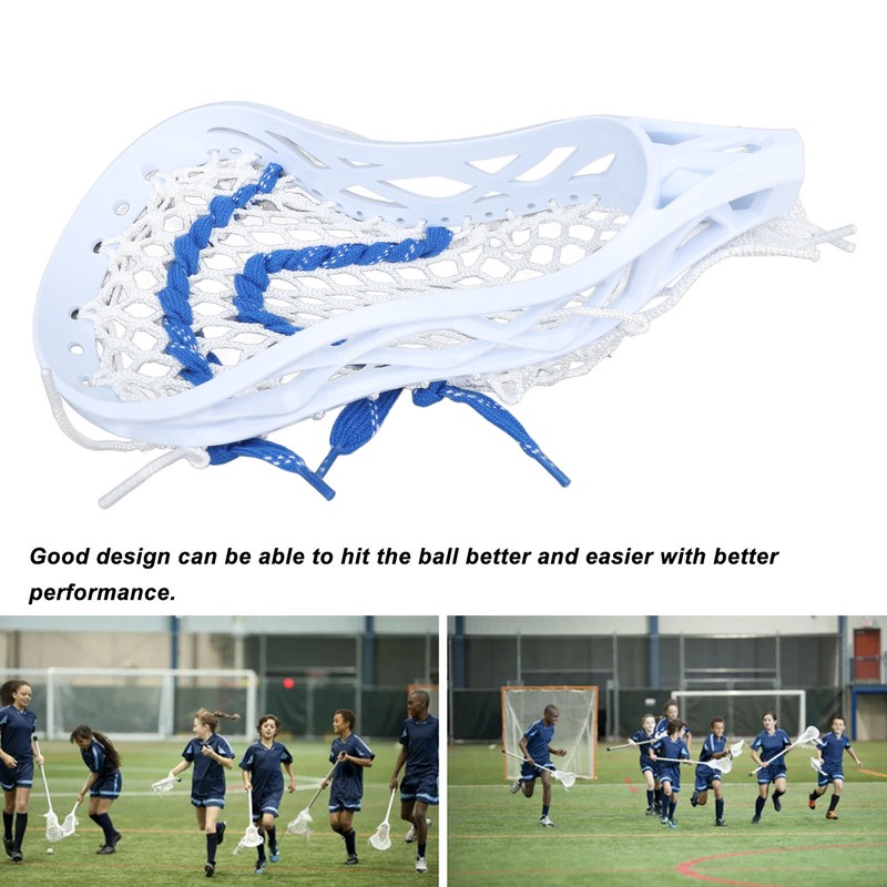 Lacrosse Head Mesh Strung Wear Proof Nylon Lacrosse Stick Heads