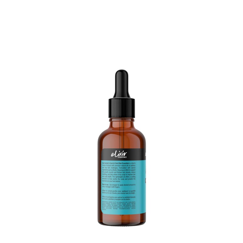 Aunt Jackie's Elixir Essentials Hair & Scalp Oil Enriched with