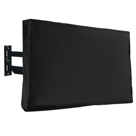 Gicov Outdoor TV Cover Waterproof with Front Flap Transparent Film Visible Patio TV Cover Dustproof Television LED LCD Screen Protector with Remote Controller Pocket (30-32")