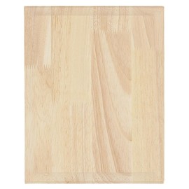FINGERINSPIRE Unfinished Wooden Board 25 x 19.8 x 1.6 cm Rectangular Wooden Board Wooden Disc Unfinished Wooden Craft Mat Unfinished Blank Wooden Board for Painting and Crafts