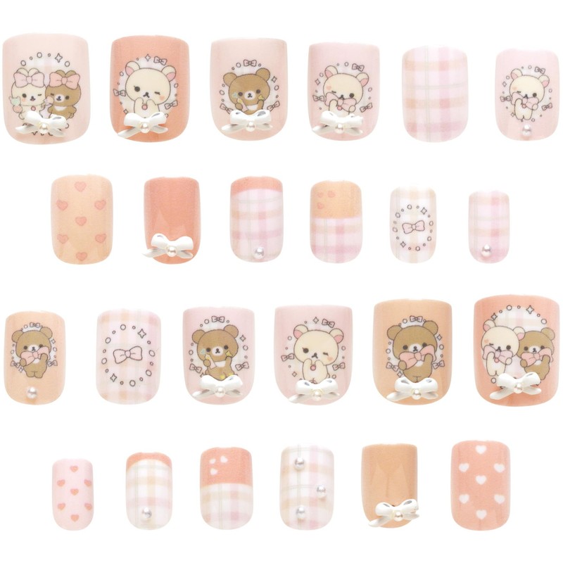 San-X FE45201 Rilakkuma Nail Tips Korilakkuma Chiroic Bear