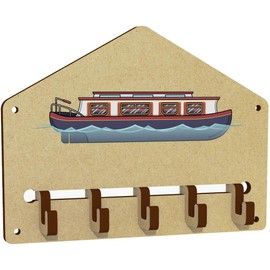 Azeeda 'Canal Boat' Wall Mounted Key Hooks/Holder (WH00048251)