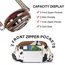 GAEKEAO Crossbody Purses for Women, Small Crossbody Bag Vegan Leather Crossbody Bags Trendy Shoulder Handbags