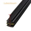 Lubestteam Universal frameless wiper rubber strip, replaceable, adjustable length, wiper