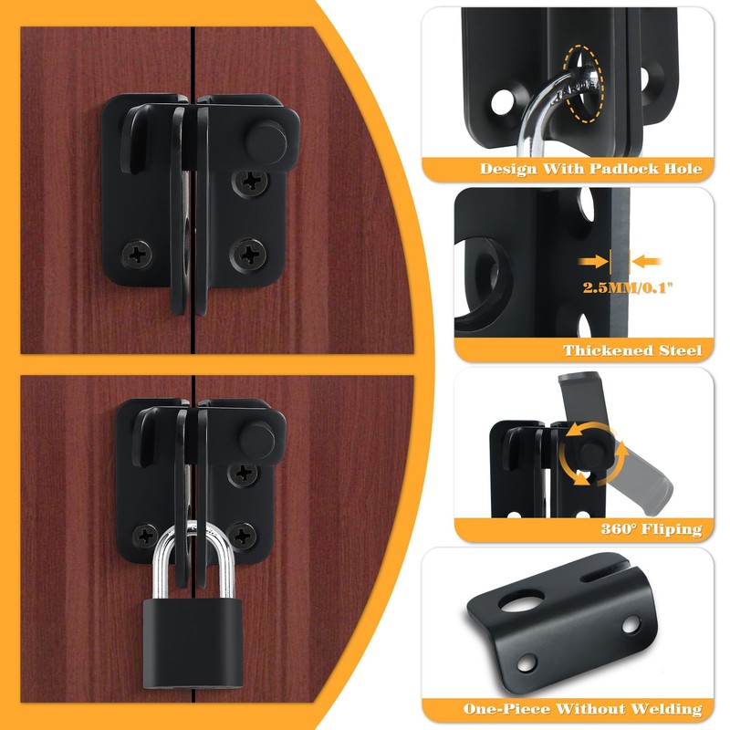 Alise Flip Latch Gate Latches Slide Bolt Latch Safety Door