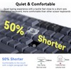 AUSDOM Wireless Keyboard and Mouse Combo: 2.4G Full-Sized Rechargeable Cordless