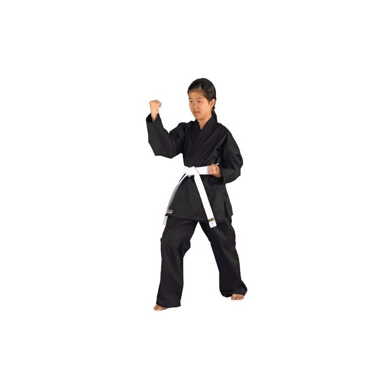KWON Shadow Children's Karate Uniform black Size:110 cm