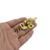 Elbow Latch RLECS 2PCS Heavy Duty Brass Cabinet Door/Window Catch