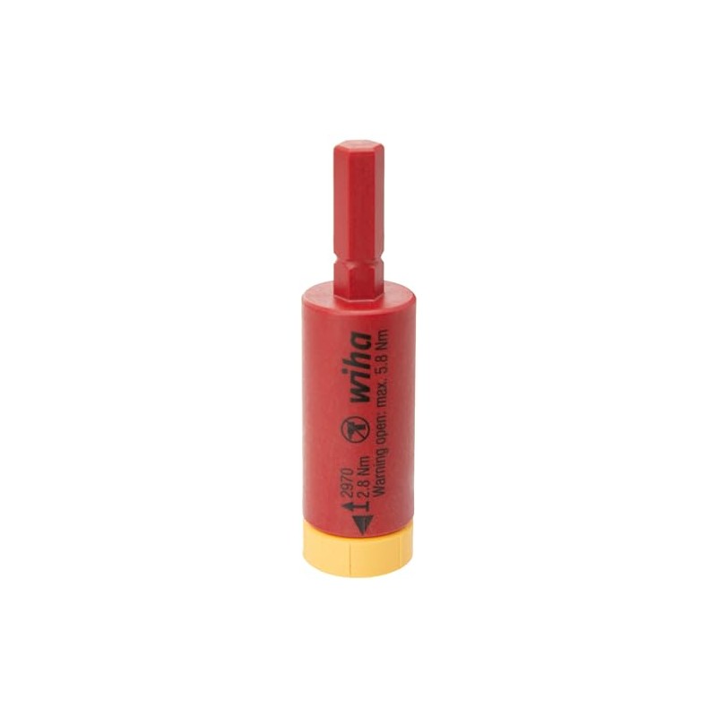 Wiha easyTorque Adapter Electric 2,8 Nm, Red Yellow, (29701280)