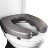 Raised Toilet Seat Cushion for Elderly - Adds 2 inches