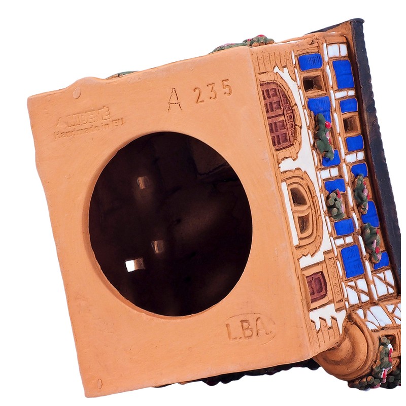 Ceramic Tealight Candle Holder | Room Decoration | Collectible Miniature