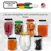Lid for Half to 1-Gallon Plastic Glass Storage Containers; Fits