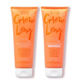 Umberto Giannini Grow Long Shampoo & Conditioner Duo, Vegan & Cruelty Free Root Stimulating Shampoo & Hair Lengthening Conditioner Bundle, 2 Pack