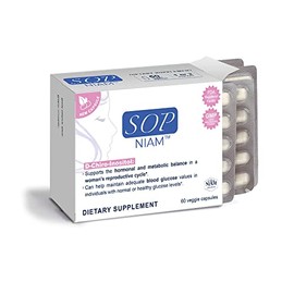 SOP NIAM - Complemento alimenticio con D-Chiro Inositol, vitaminas y minerales - 60 cápsulas
