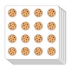 Chocolate Chip Cookie Planner Stickers, 0.5in Stickers for Scrapbooking Calendar