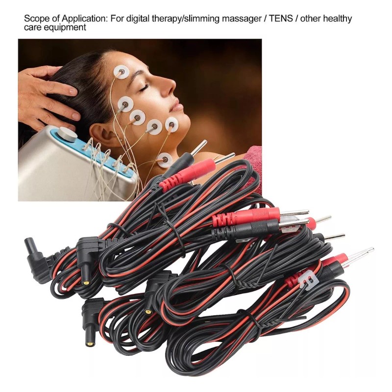 1 Cables Conductores De Electrodos Tens 10 Piezas