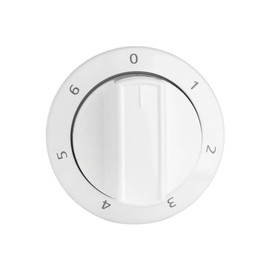 Oven Cooker Hob Control Knob Switch Dial White Compatible With Beko 250315075