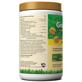 NaturVet – GrassSaver Supplement for Dogs – Healthy Supplement to Help Rid Your Lawn of Yellow Spots – Synergistic Combination of B-Complex Vitamins & Amino Acids – 240 Soft Chews