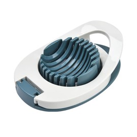 Spam Slicer, Luncheon Meat Slicer, Multipurpose Stainless Steel Wire Slicer, Egg Fruit Banana Soft Cheese Slicer (White ＆ blue)