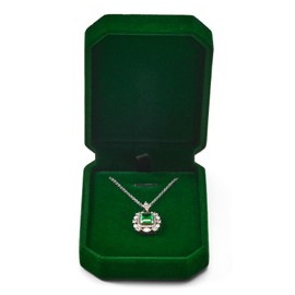 Oirlv Luxury Velvet Necklace Box for Storage & Gifting Elegant Necklace Case with Velvet Lining Perfect for Jewellery Organisation, Valentines & Anniversaries