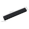 Mutai Screwdriver Bit Holder 10PCS 12 Holes 1/4Inch Black Hex