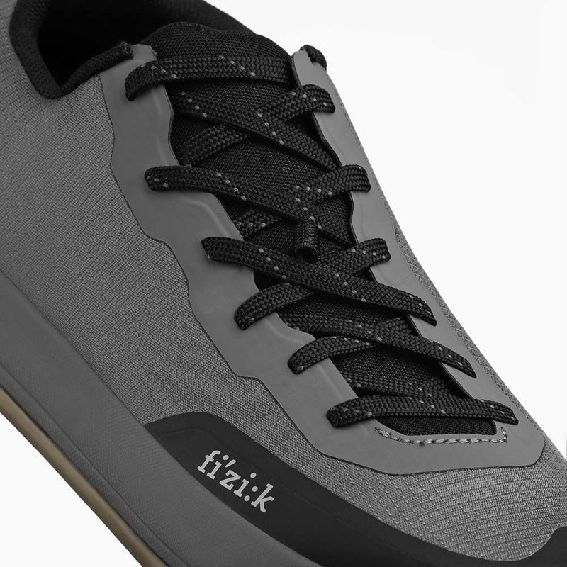 Fizik Men's Gravita Versor Clip-in Mountain-Biking-Shoes, Grey/Mud, 12.5