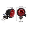 Motorcycle Retro Round LED Taillight Brake Running Light Universal for