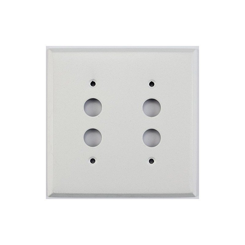 Classic Accents Painted Stamped Steel Switch Plates - (2 Gang