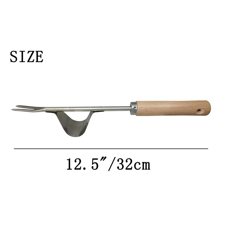 tBesme Weed Puller Pitchfork Manual Hand Weeder with Bend Proof