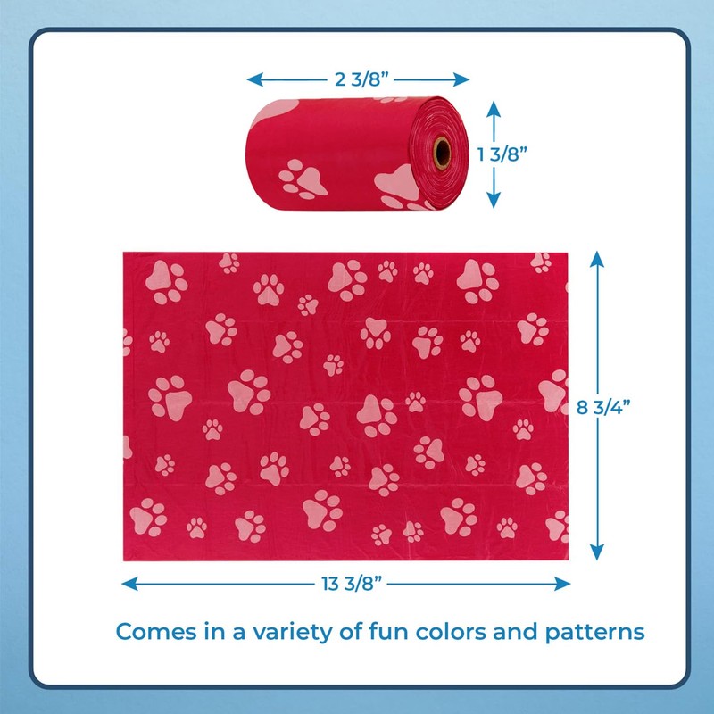 Best Pet Supplies Dog Poop Bags (240 Bags) for Waste