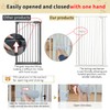 Lumizone Extra Tall Cat Gate 55.12" High Pressure Mounted Extra