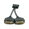 chenyang DMS-59Pin 1 to 2 DVI 24+5 Splitter Extension Cable