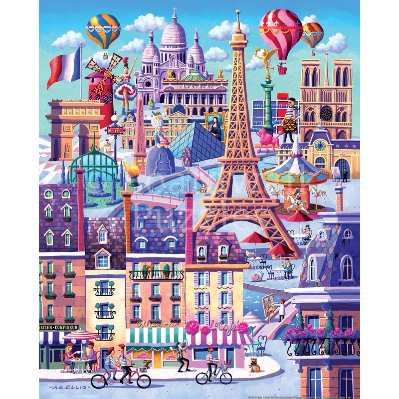 Paris by Boardwalk - 1000 Piece Jigsaw Puzzle