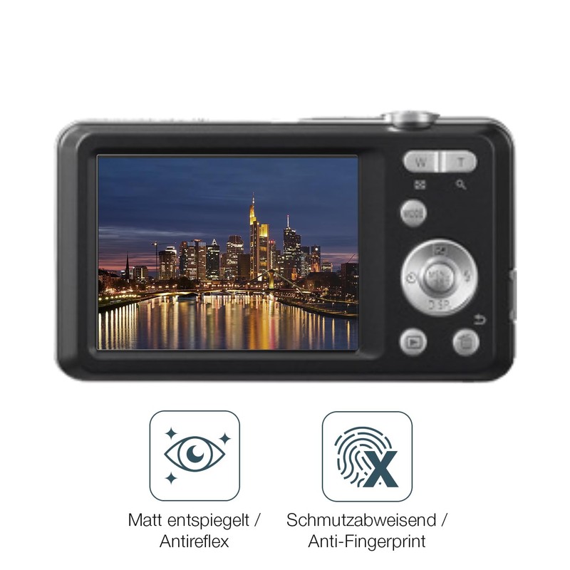 dipos I 4x Schutzfolie matt passend für Panasonic Lumix DMC-FS28